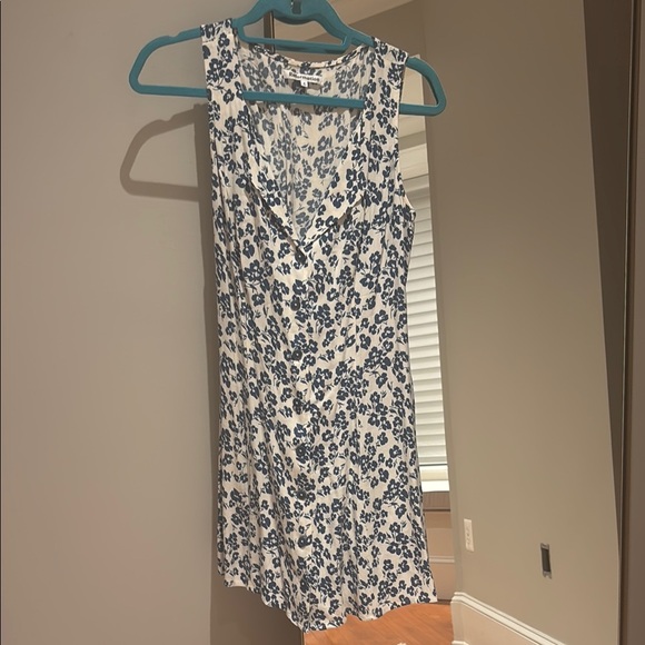 Blue and white Reformation Rilynn dress - Picture 2 of 5